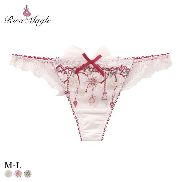 リサマリ ルビー Tバック ショーツ バックレース タンガ ソング ML Risa Magli