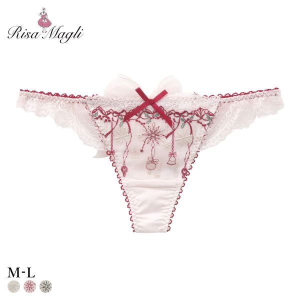 リサマリ ルビー Tバック ショーツ バックレース タンガ ソング ML Risa Magli