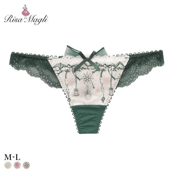 リサマリ ルビー Tバック ショーツ バックレース タンガ ソング ML Risa Magli