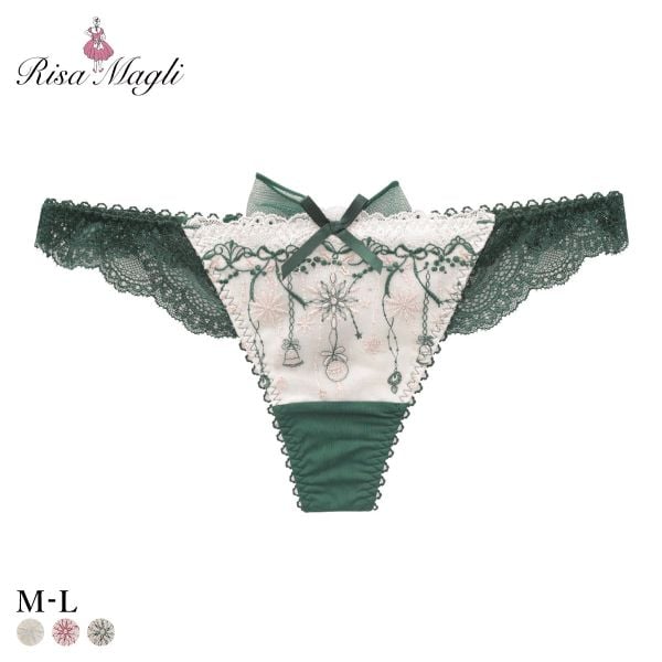 リサマリ ルビー Tバック ショーツ バックレース タンガ ソング ML Risa Magli