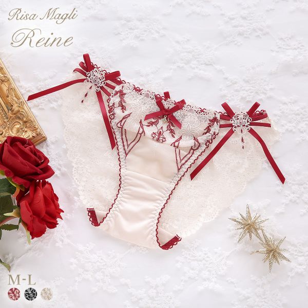 リサマリ レーヌ ジュエリー スペシャルリボンショーツ サイドリボン バックレース Risa Magli Reine