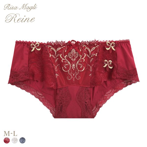 リサマリ レーヌ アリーナ ショーツ ヒップハング Risa Magli Reine(RE-レッド-M)