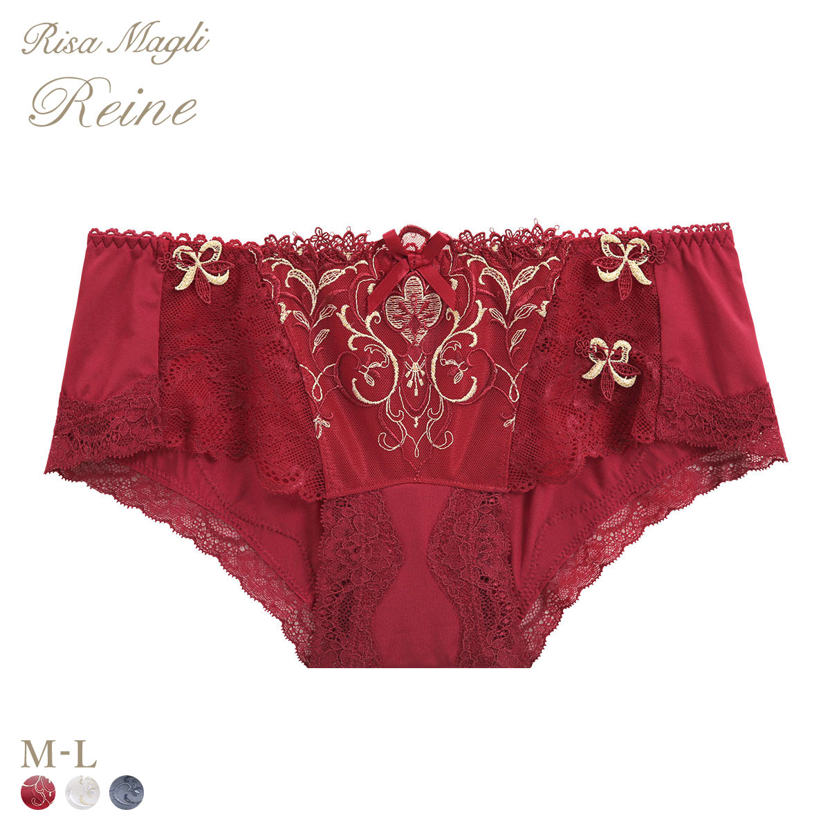 リサマリ レーヌ アリーナ ショーツ ヒップハング Risa Magli Reine(RE-レッド-M)