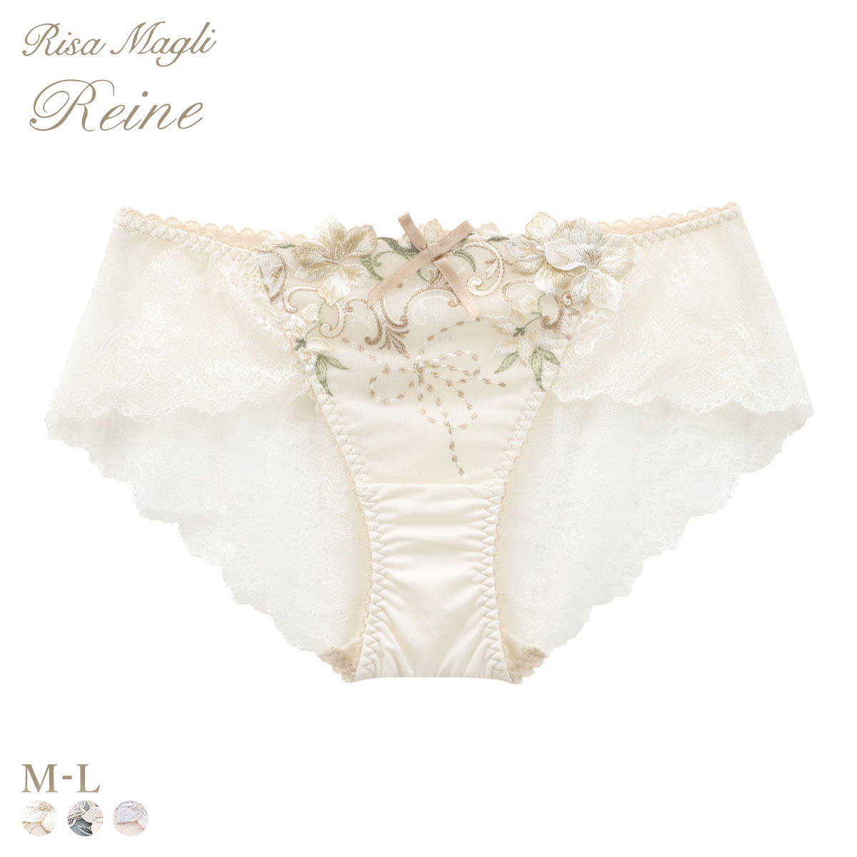 リサマリ レーヌ ヴァネッサ レース ショーツ Risa Magli Reine(GL-ゴールド-M)