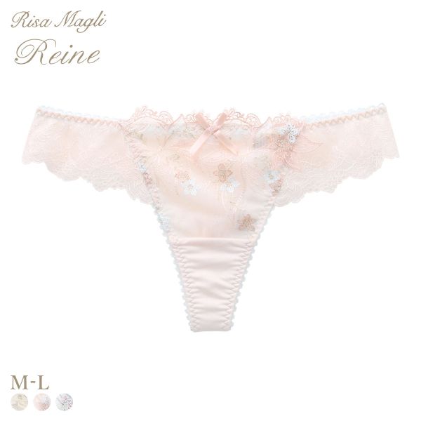 リサマリ レーヌ セレスティナ ショーツ Tバック タンガ ソング バックレース Risa Magli Reine