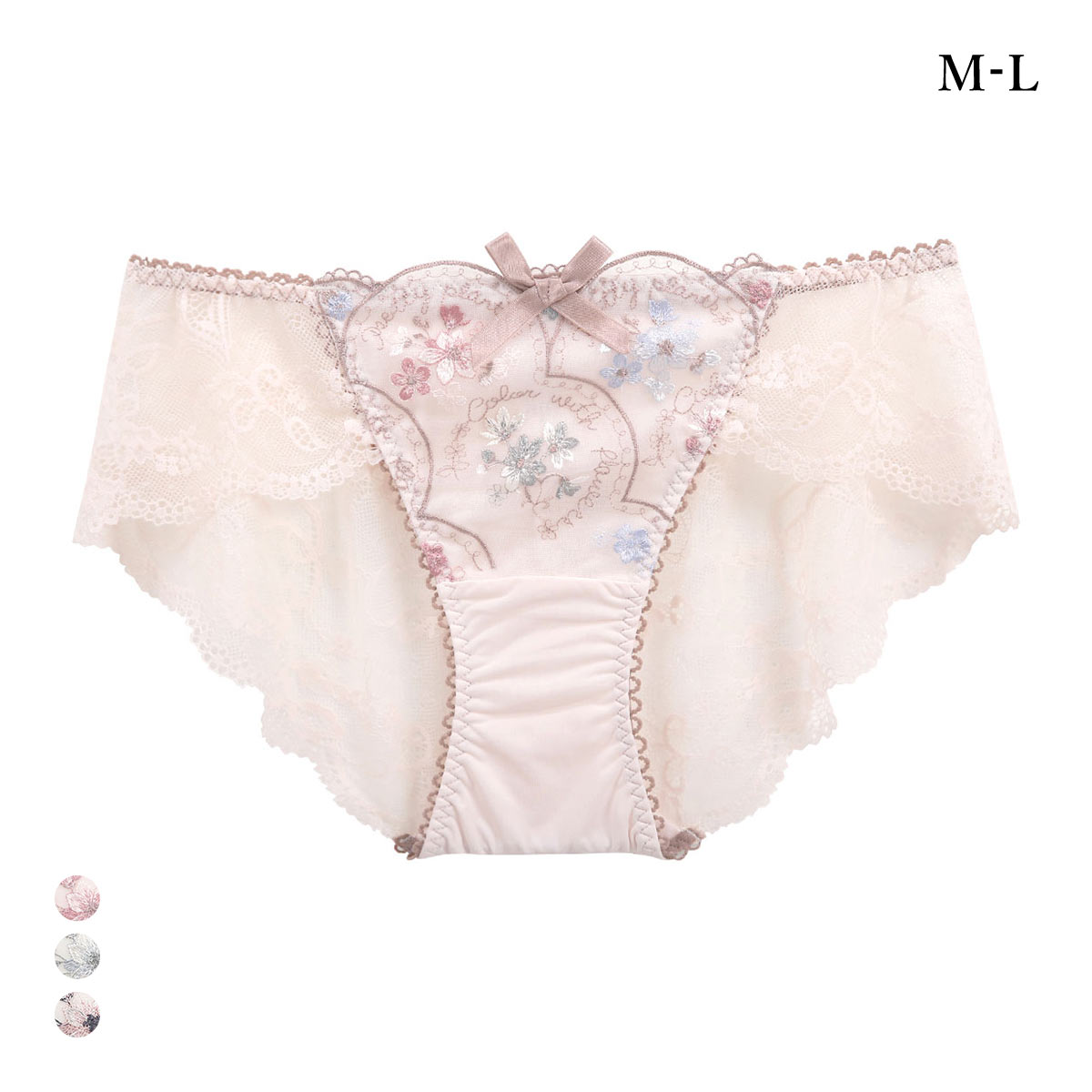 リサマリ フェリーチェ レースショーツ バックレース Risa Magli(PI-ピンク-M)