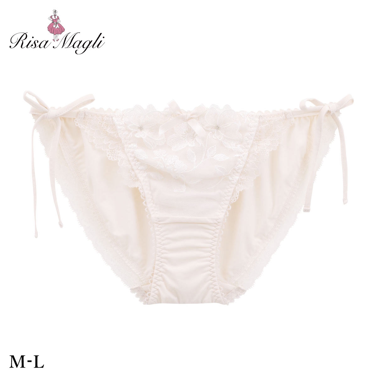 リサマリ ルイーザ サイドリボンショーツ 単品 Risa Magli(LPE-薄ピーチ-M)