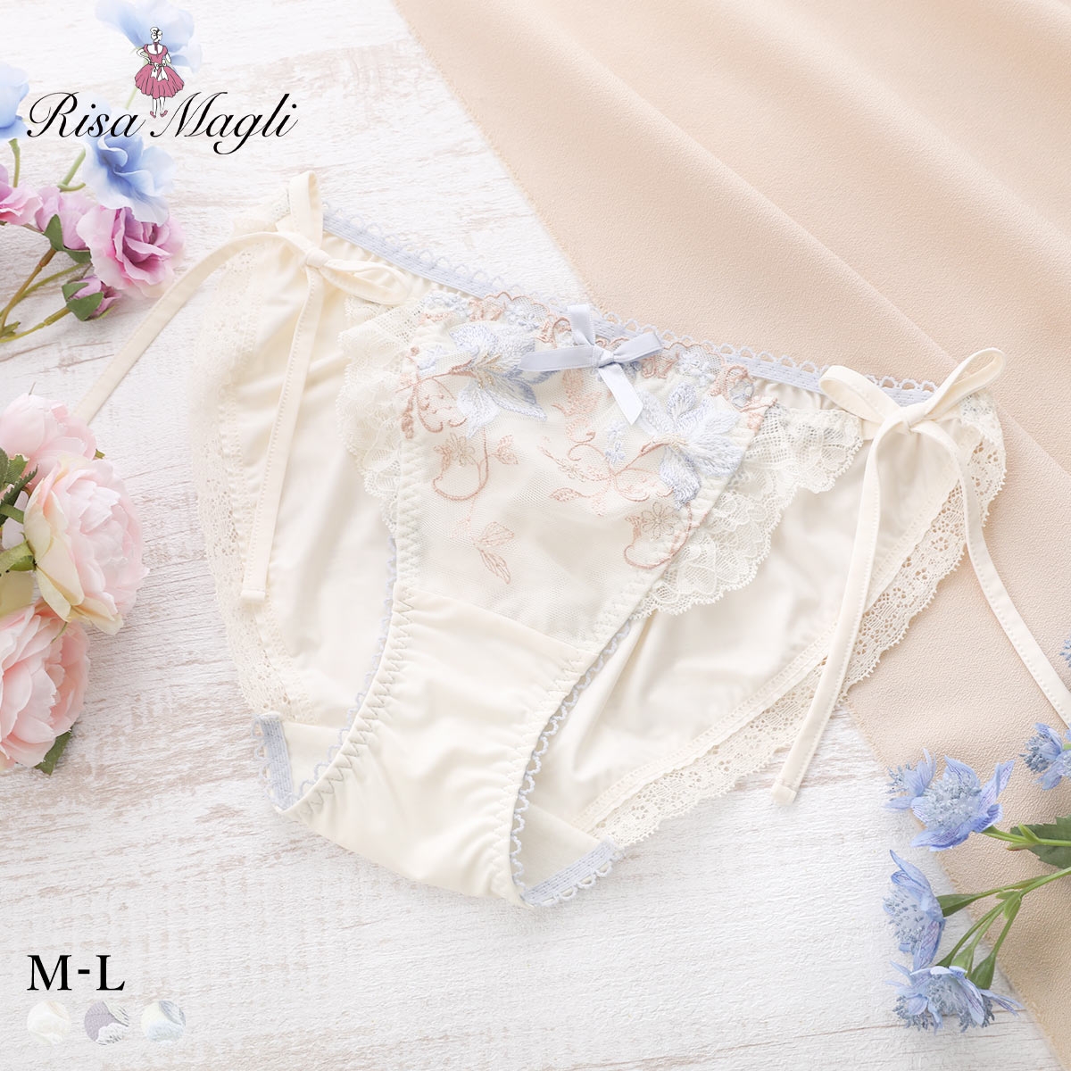 リサマリ フルーリ サイドリボンショーツ サイドひも Risa Magli