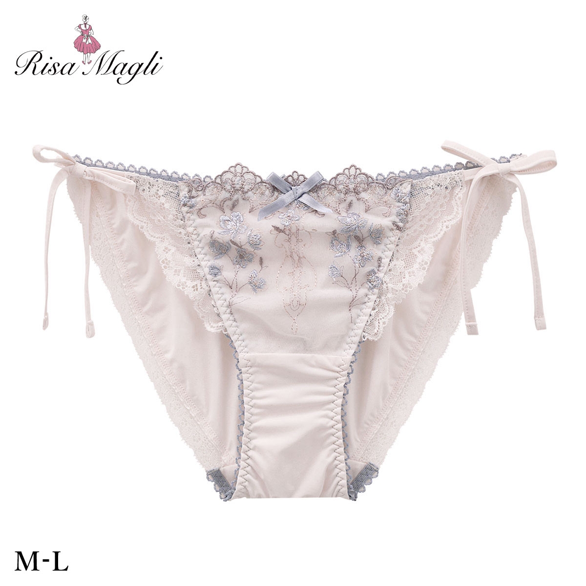 リサマリ カイリー サイドリボンショーツ 単品 Risa Magli(BU-ブルー-M)