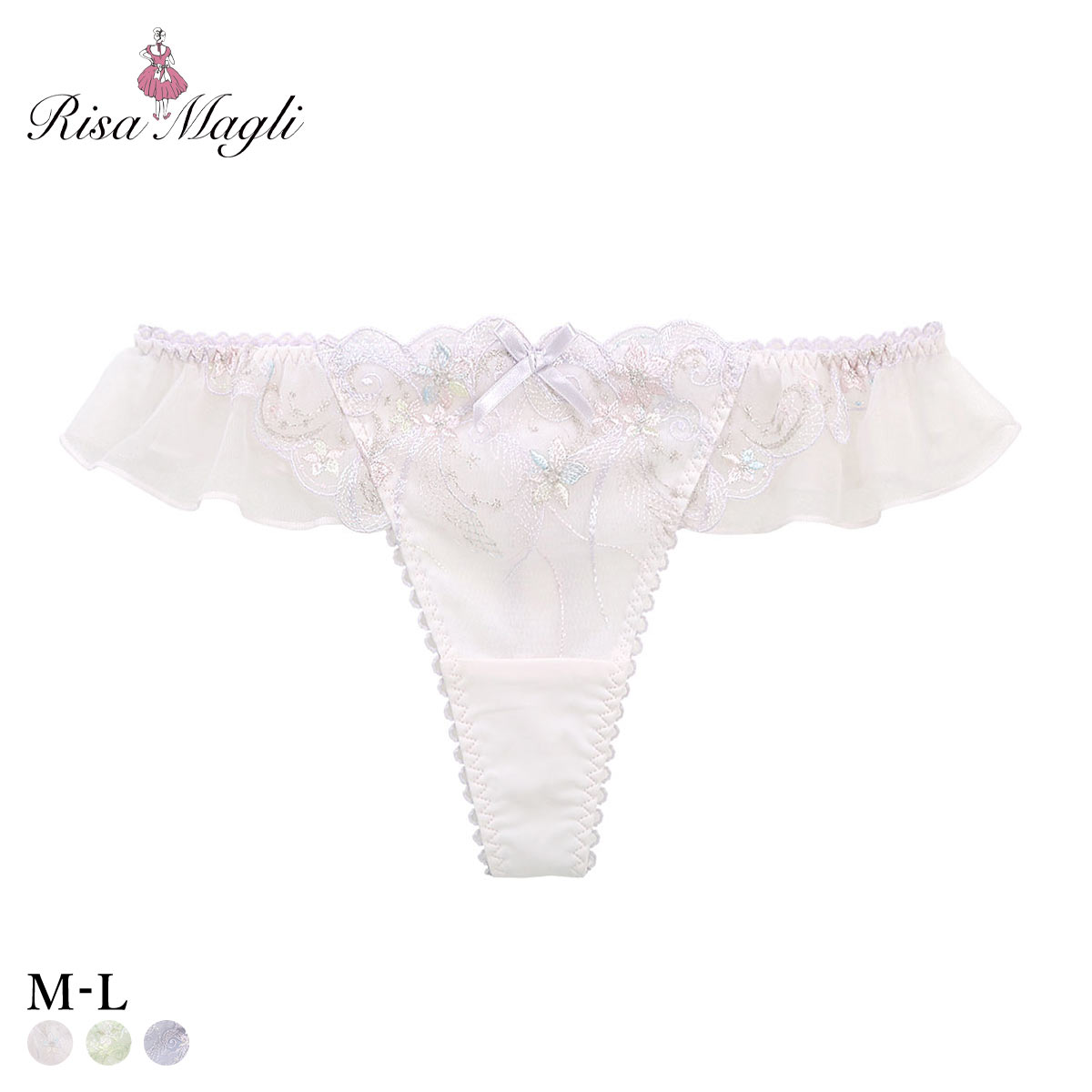 リサマリ コリンナ Tバック ショーツ タンガ ソング ML Risa Magli(PI-ピンク-M)