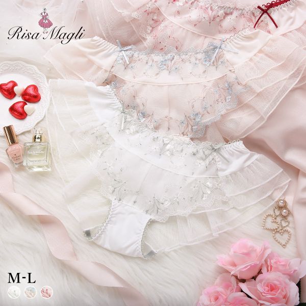 リサマリ フローチェ フレアショーツ バックレース Risa Magli