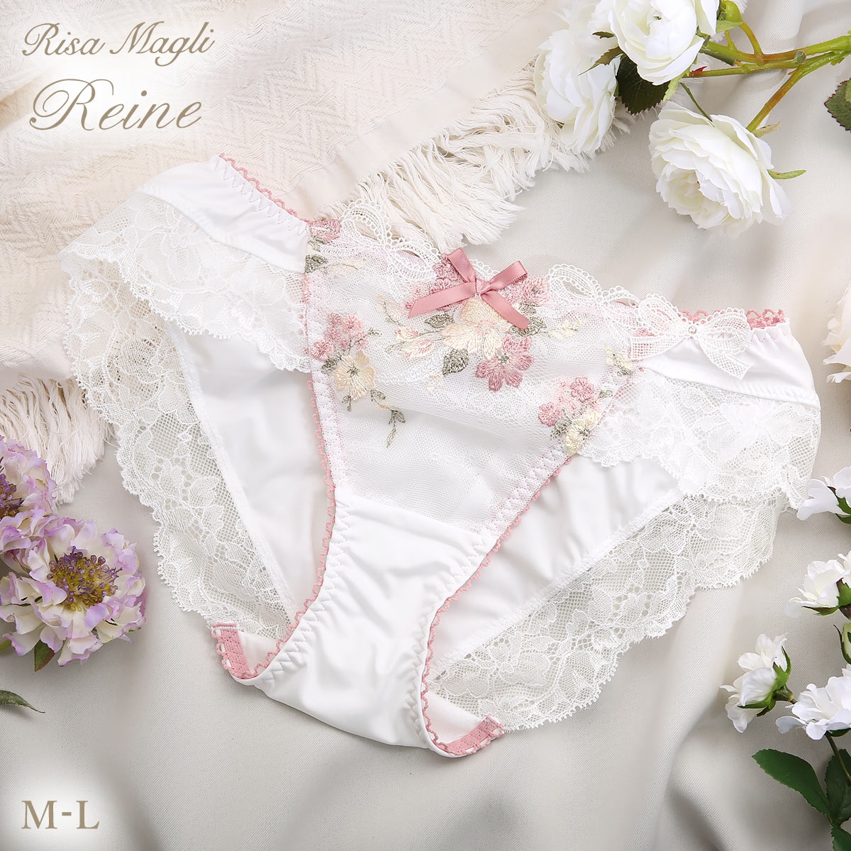 リサマリ レーヌ ダニエラ ノーマル ショーツ 単品 Risa Magli Reine(WH-ホワイト-M)