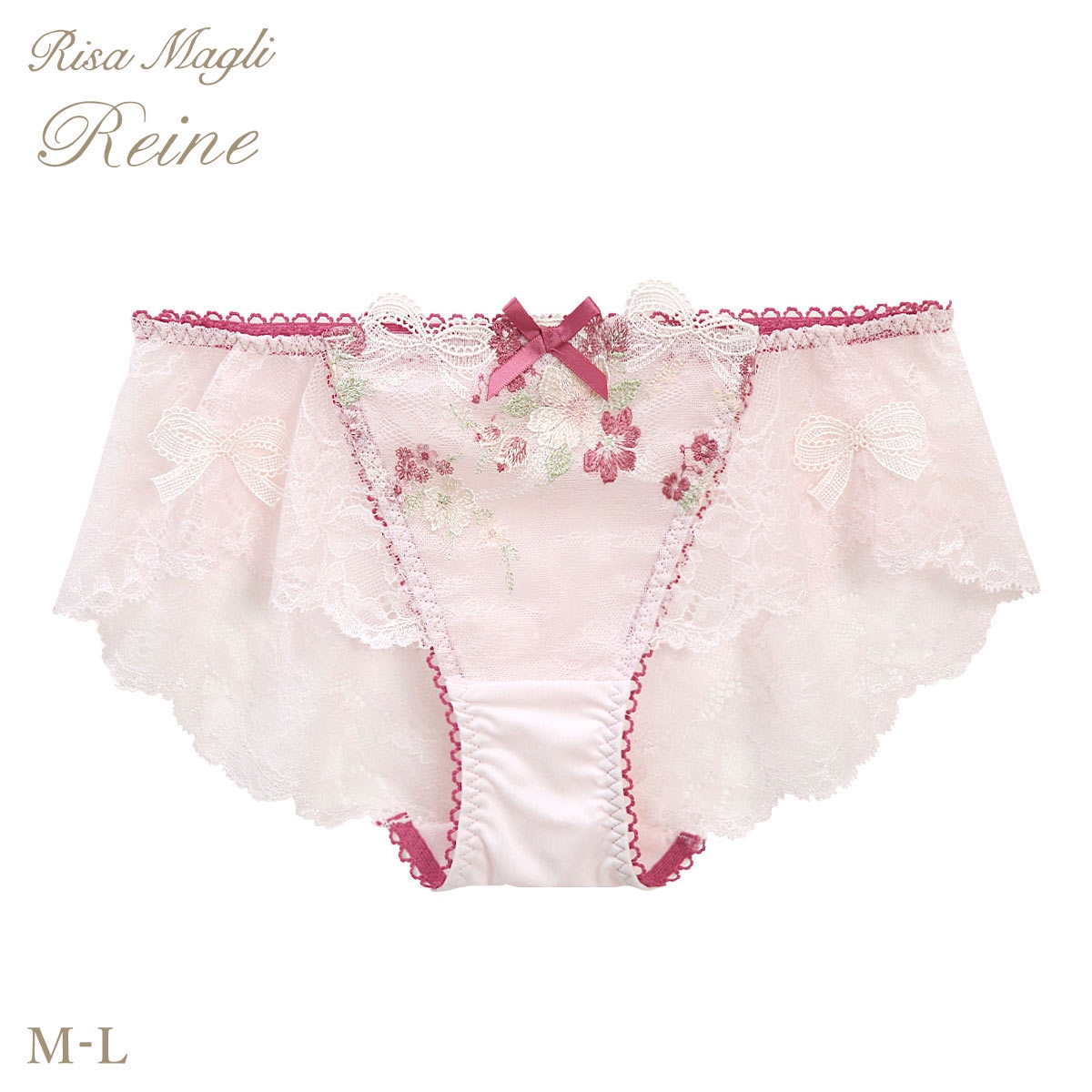 リサマリ レーヌ ダニエラ レース ショーツ 単品 Risa Magli Reine(PI-ピンク-M)