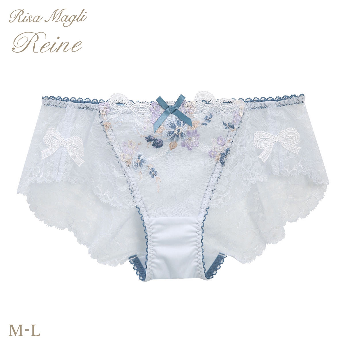 リサマリ レーヌ ダニエラ レース ショーツ 単品 Risa Magli Reine(BU-ブルー-M)
