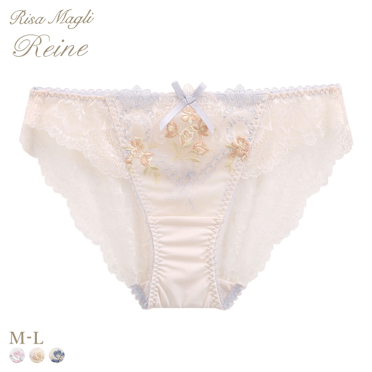 リサマリ レーヌ アリーシャ レース ショーツ 単品 Risa Magli Reine(PB-ピンクベージュ-M)