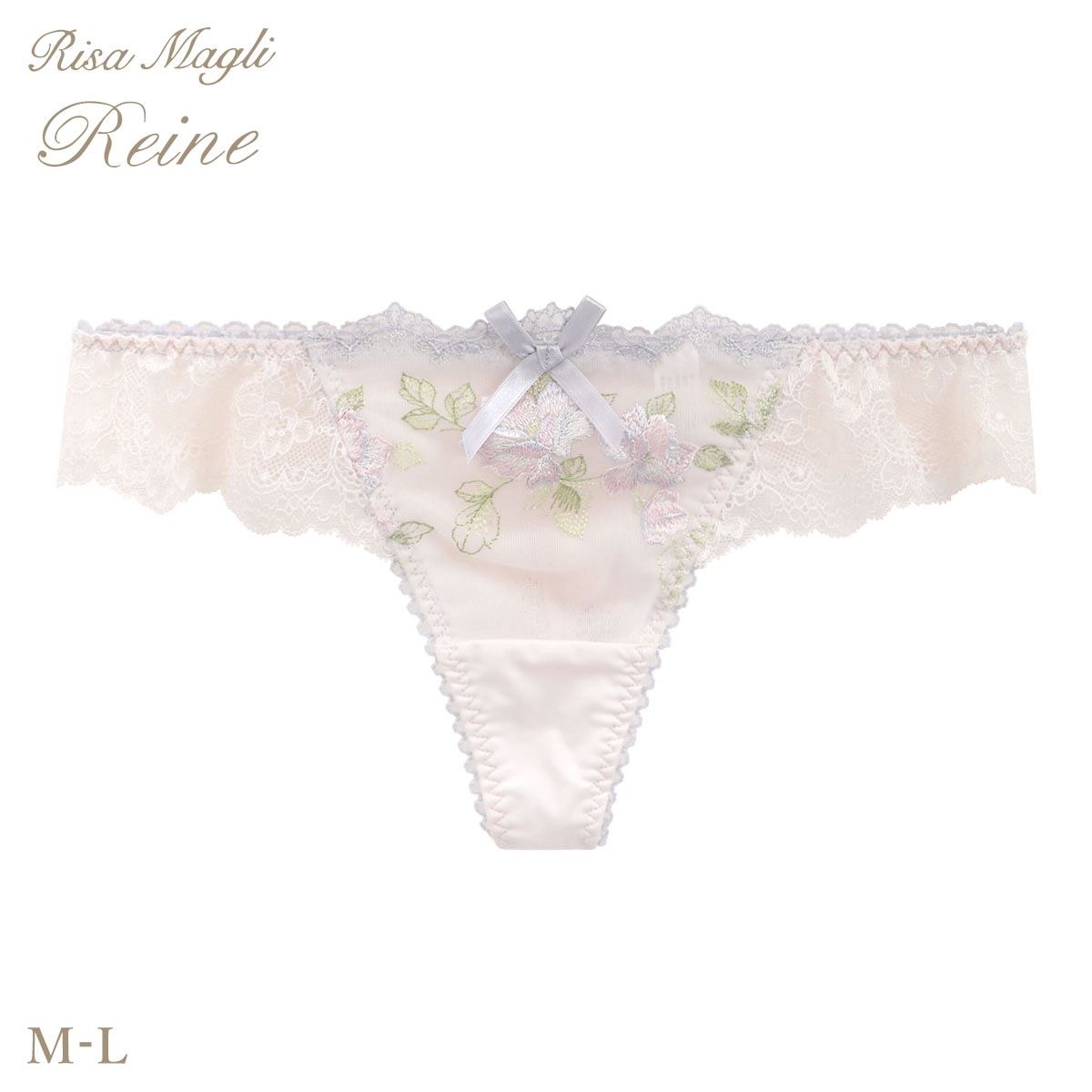 リサマリ レーヌ マルレーン ショーツ Tバック タンガ 単品 Risa Magli Reine(PI-ピンク-M)