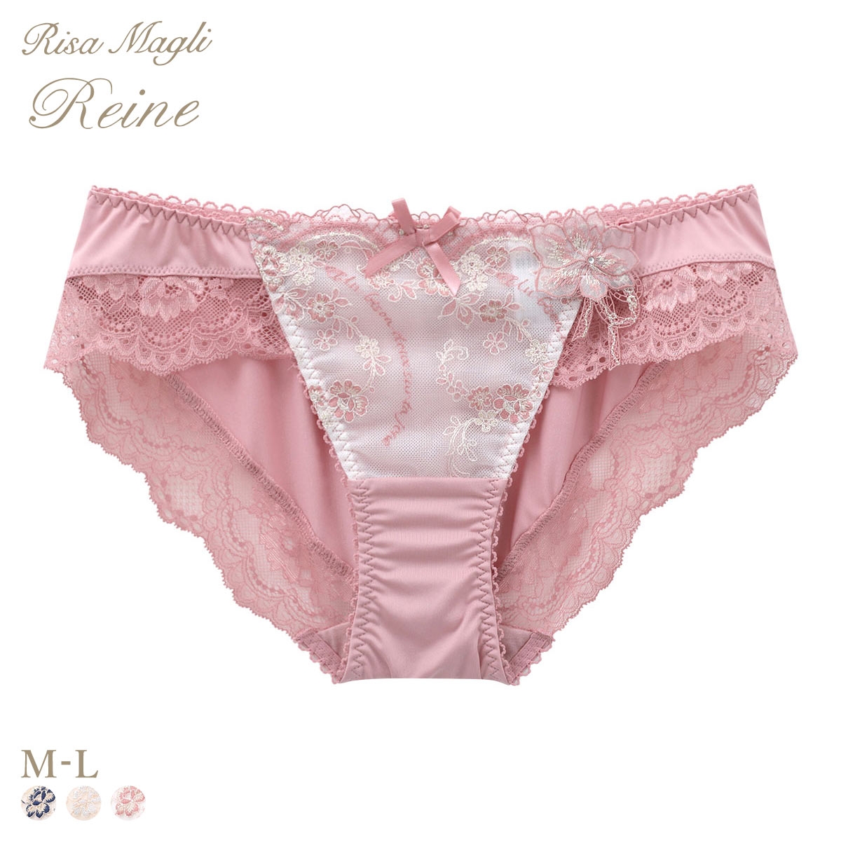 リサマリ レーヌ アルベルタ ショーツ ノーマル Risa Magli Reine(PI-ピンク-M)