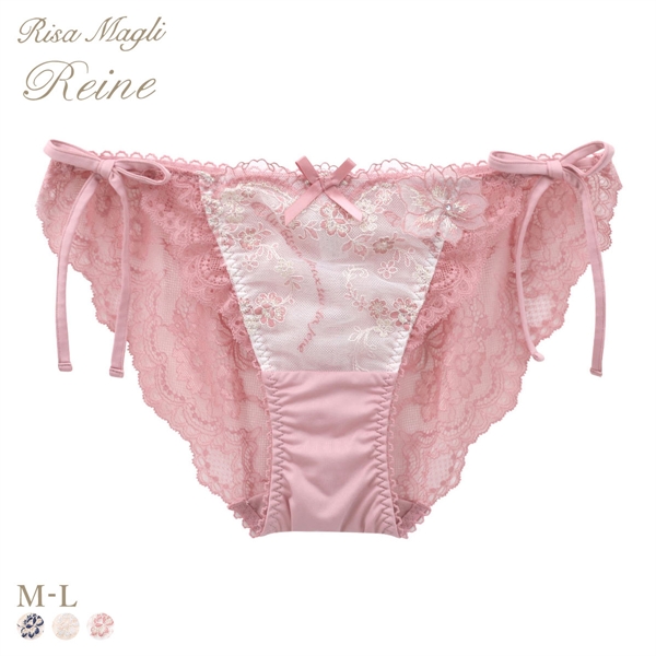 リサマリ レーヌ アルベルタ サイドリボンショーツ バックレース Risa Magli Reine