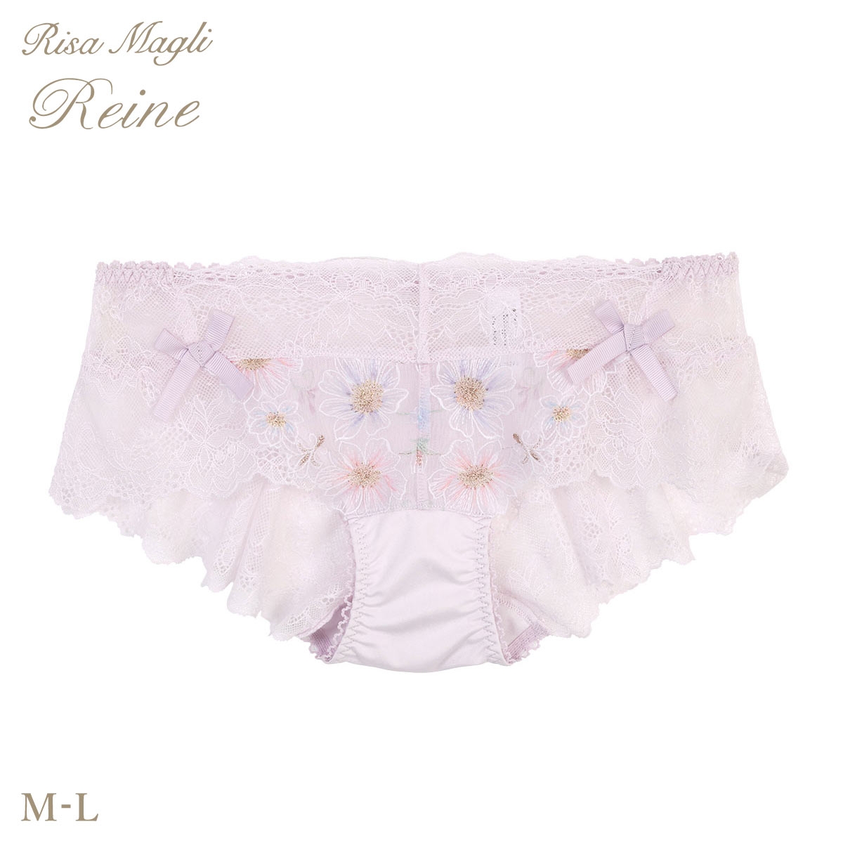 リサマリ レーヌ アンネリー フレアショーツ バックレース Risa Magli Reine(LV-ラベンダー-M)