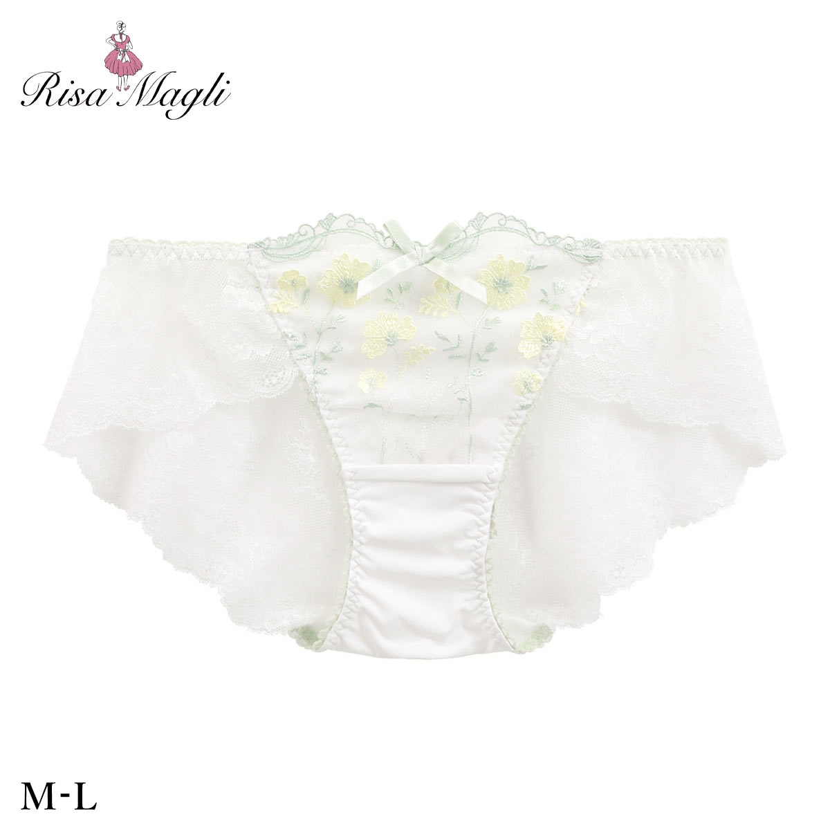リサマリ ラーレ ショーツ スタンダード バックレース Risa Magli(YE-イエロー-M)