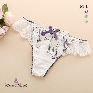 リサマリ Risa Magli アンジュ Tバック ショーツ タンガ ソング バックレース 単品