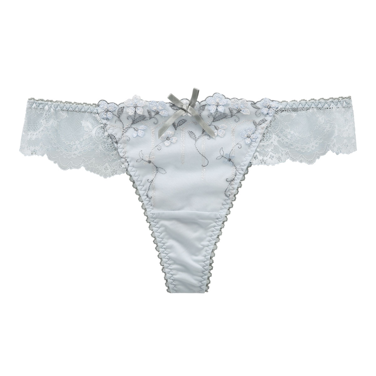 リサマリ Risa Magli メルティ Tバック ショーツ タンガ ソング 単品(BU-ブルー-M)