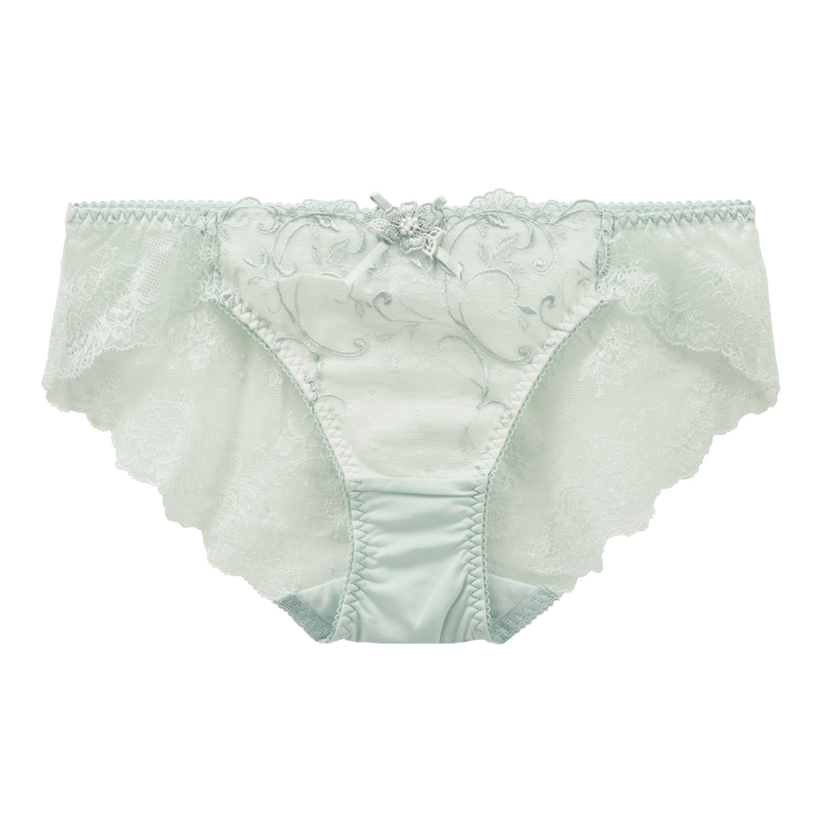 リサマリ Risa Magli マリッジ ショーツ ノーマル バックレース 単品(MI-ミント-M)