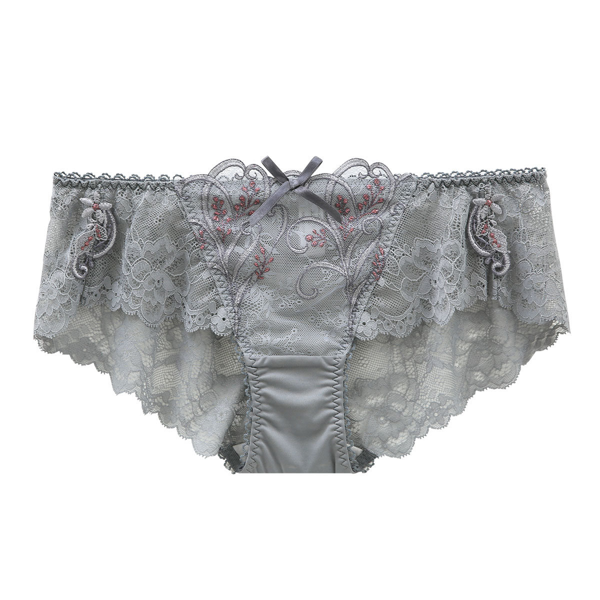 リサマリ Risa Magli レーヌ Reine エリアーヌ ショーツ バックレース 単品(GY-グレー-M)