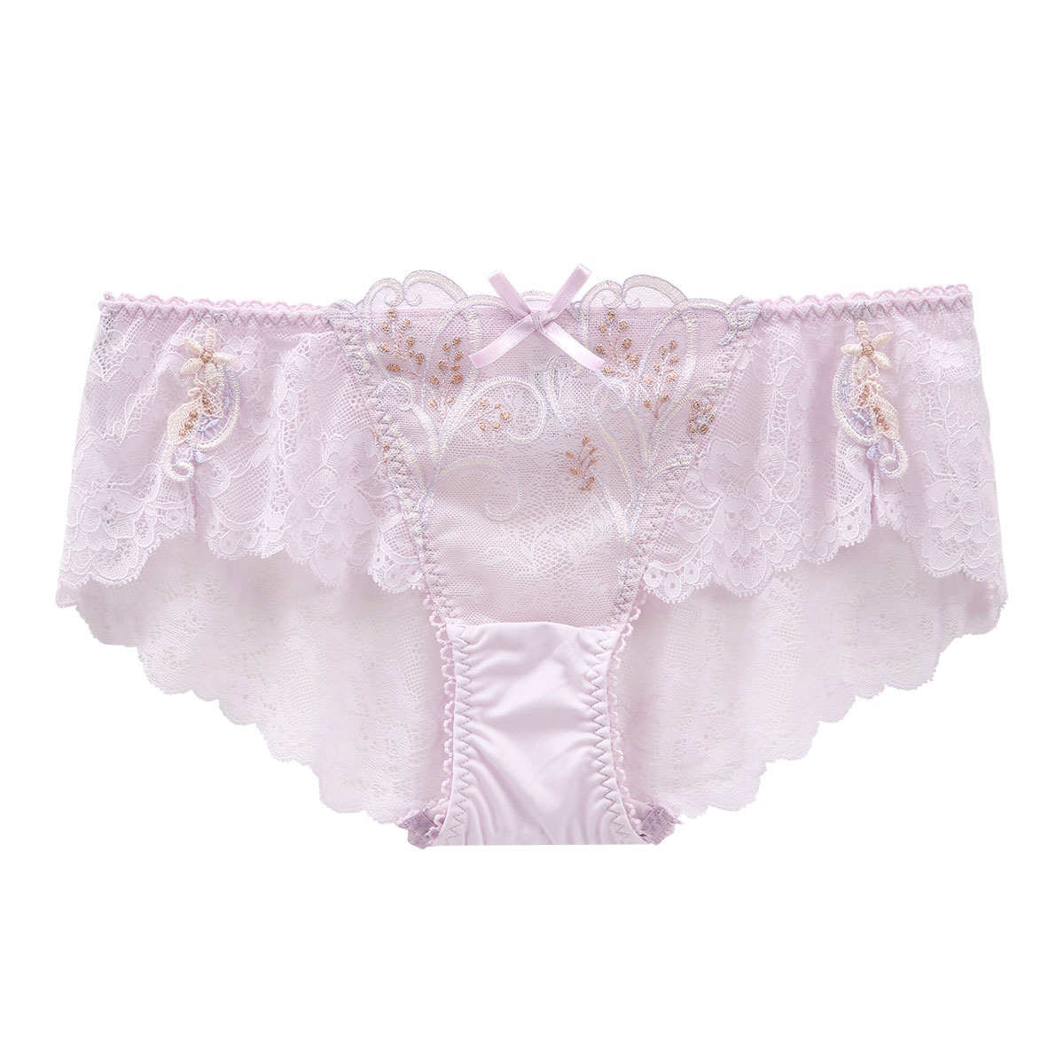 リサマリ Risa Magli レーヌ Reine エリアーヌ ショーツ バックレース 単品(PU-パープル-M)