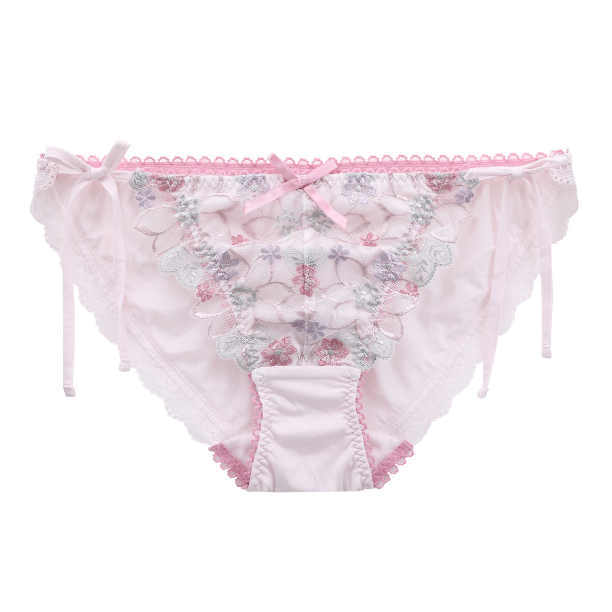 リサマリ Risa Magli カモミーユ サイドリボンショーツ 単品(PI-ピンク-M)