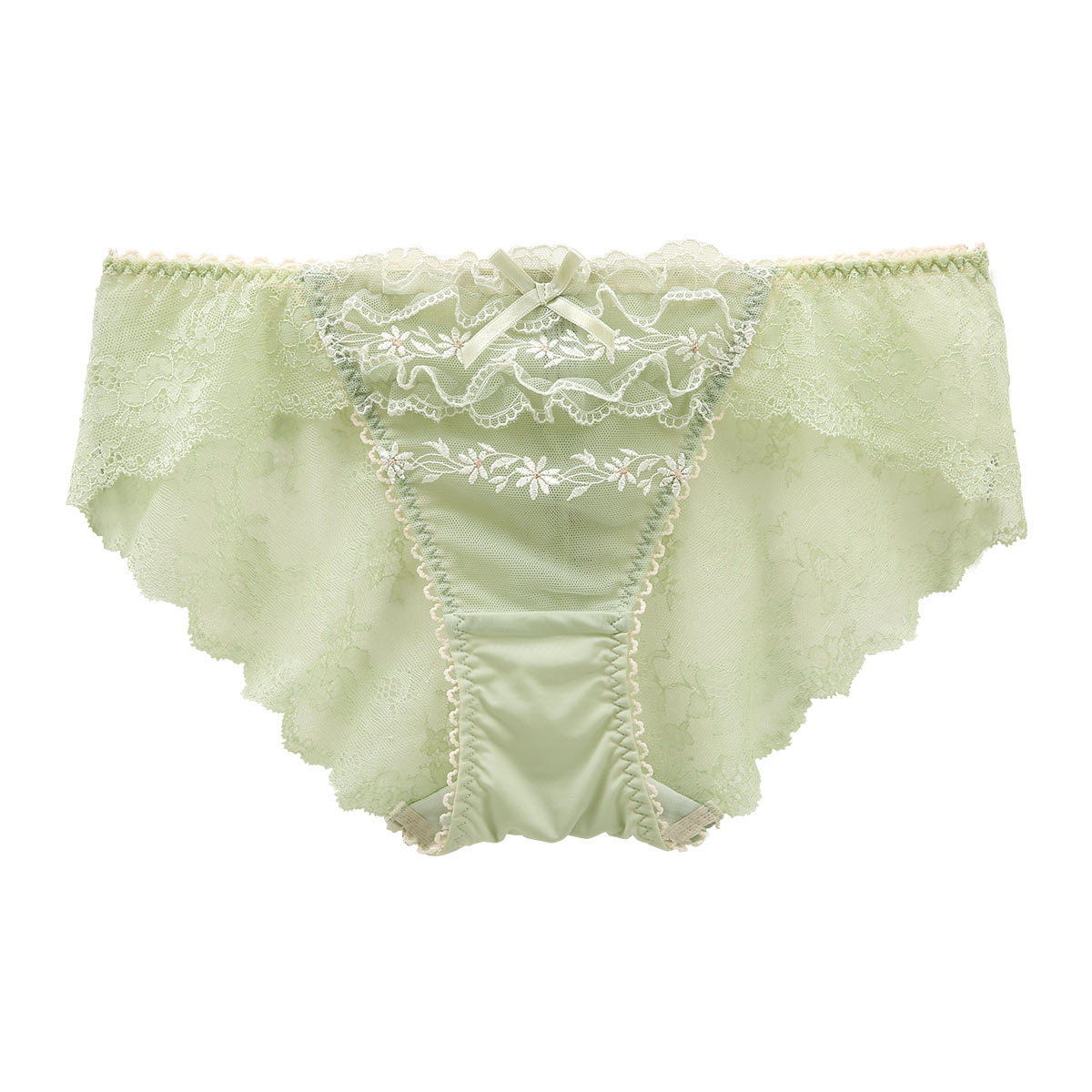 リサマリ Risa Magli ラーラ ショーツ スタンダード バックレース 単品(MI-ミント-M)