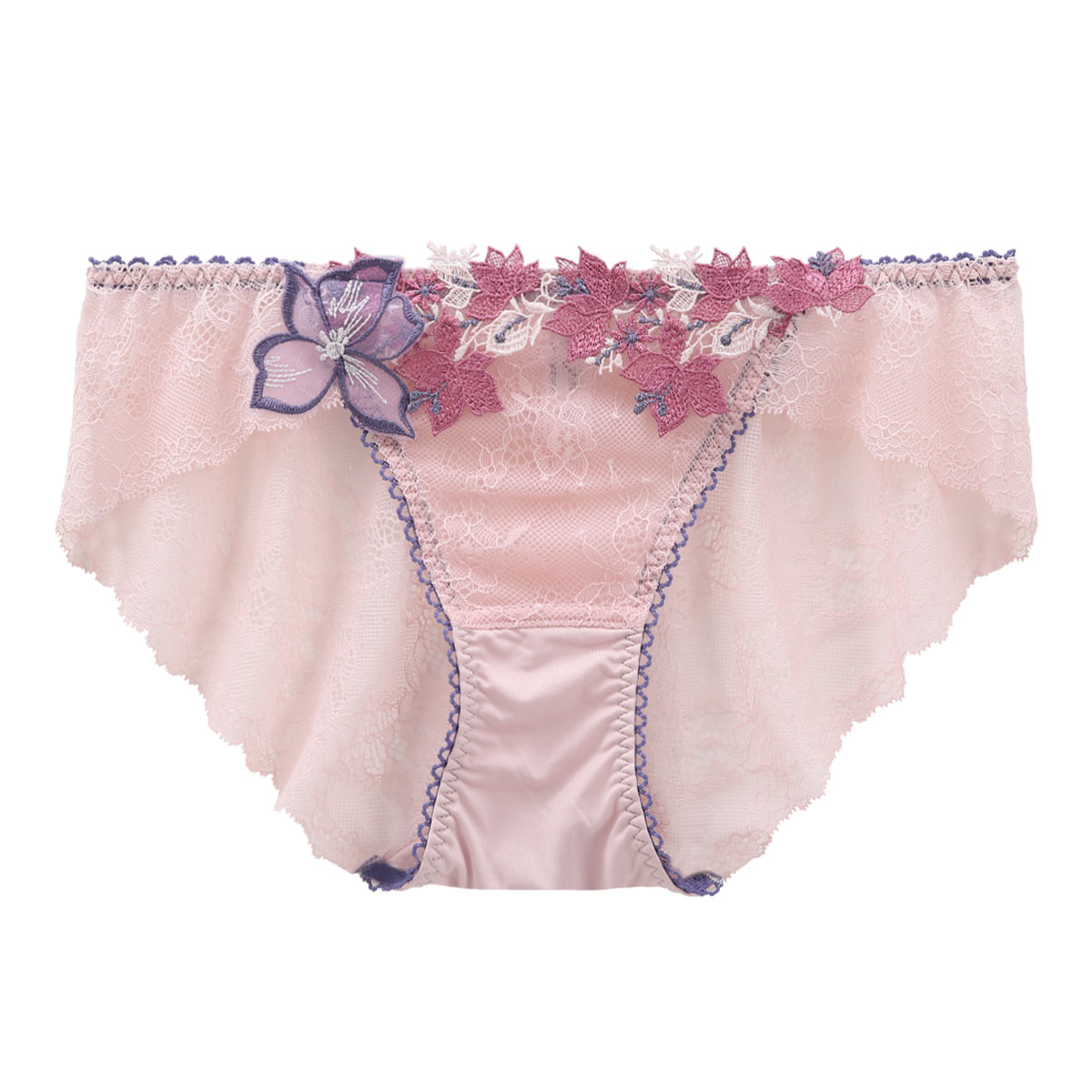 リサマリ Risa Magli レーヌ Reine エレーナ ショーツ バックレース 単品(PI-ピンク-M)