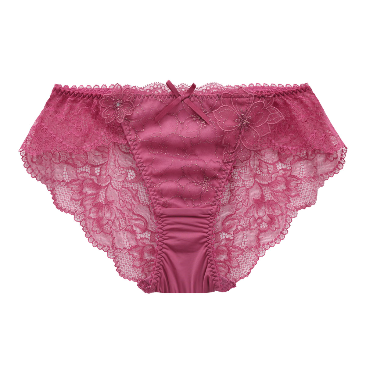 リサマリ Risa Magli ジョエル レースショーツ ノーマル バックレース 単品(RO-ローズ-M)