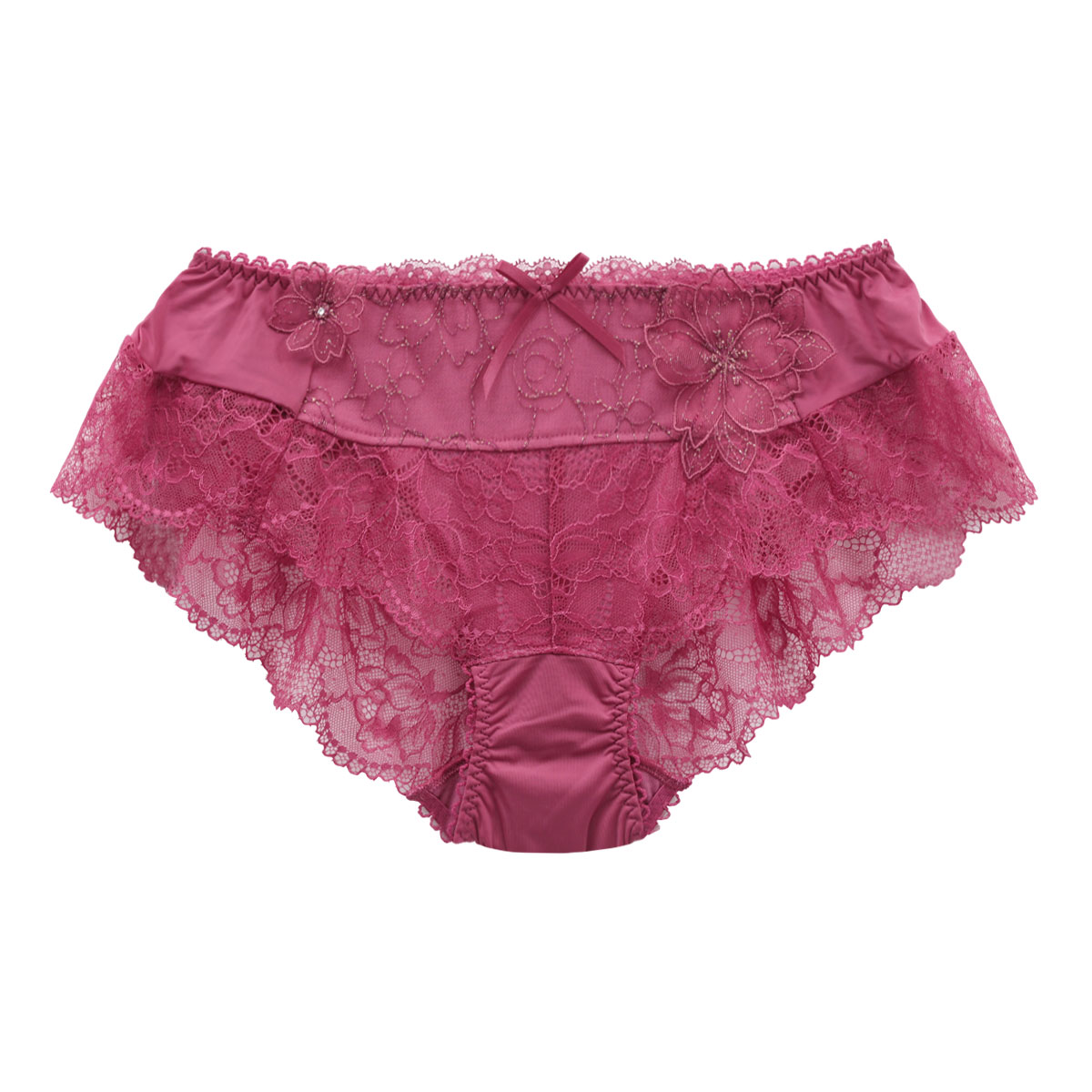 リサマリ Risa Magli ジョエル フレアショーツ バックレース 単品(RO-ローズ-M)