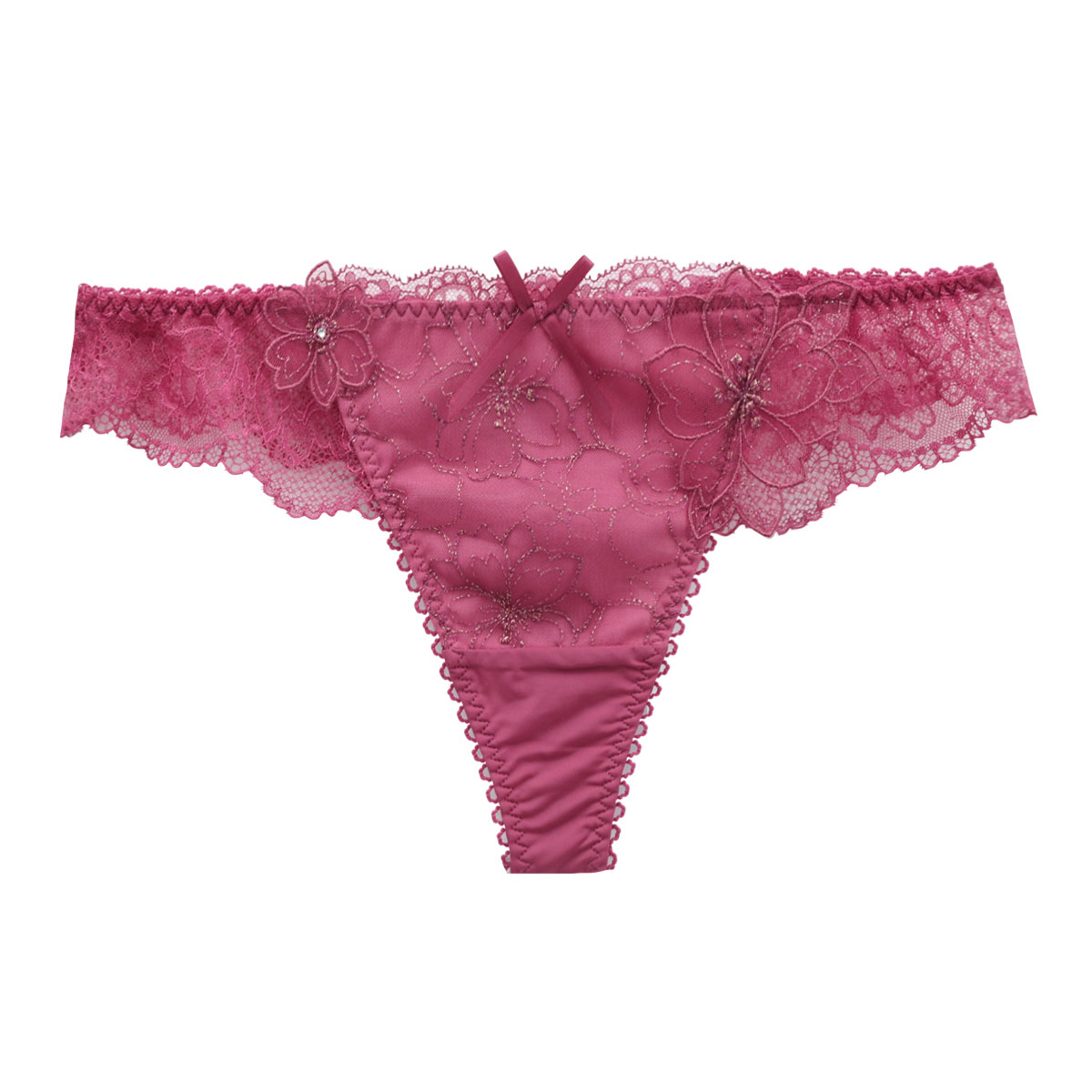 リサマリ Risa Magli ジョエル ショーツ Tバック バックレース 単品(RO-ローズ-M)