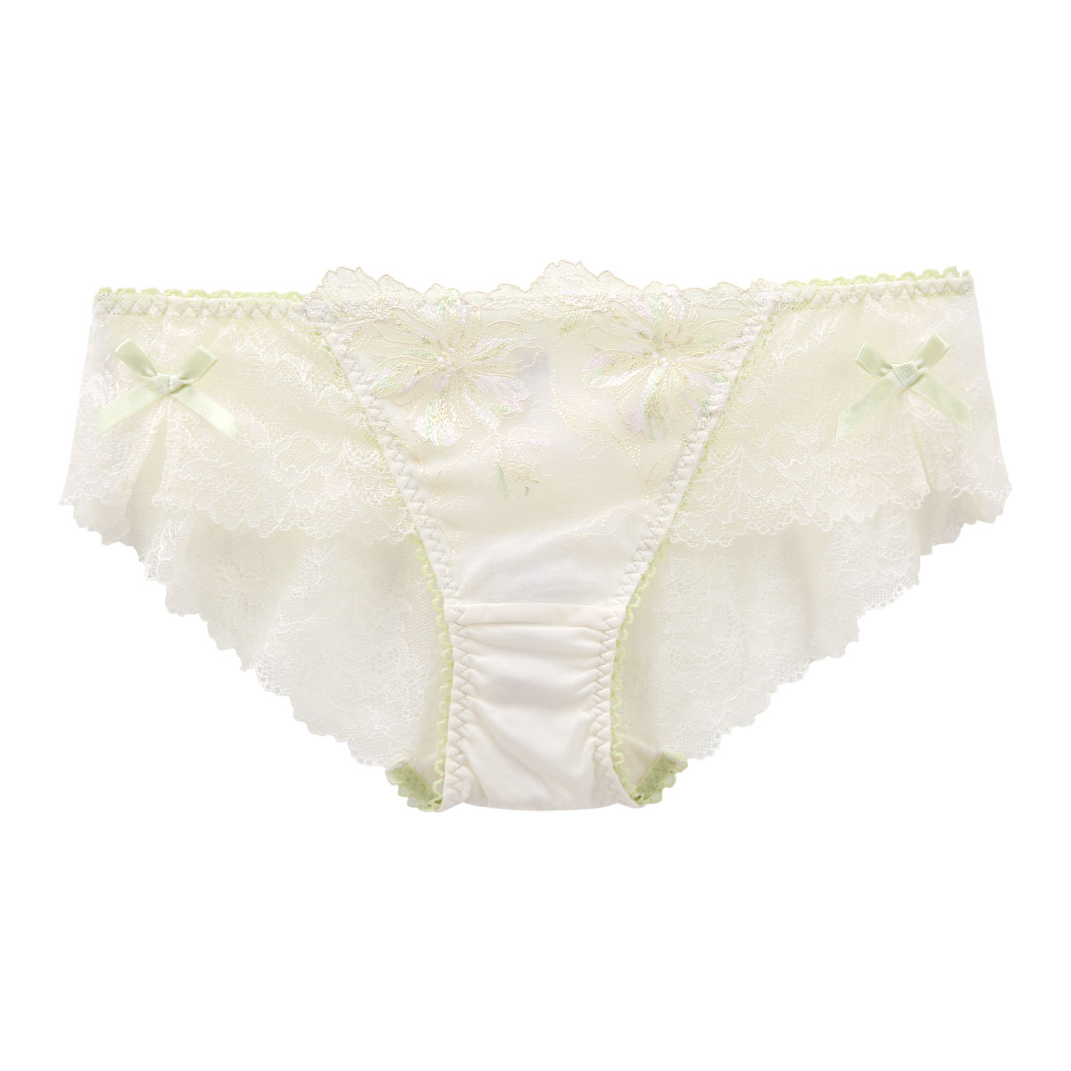 リサマリ Risa Magli シャンタル ショーツ スタンダード バックレース 単品(IV-アイボリー-M)
