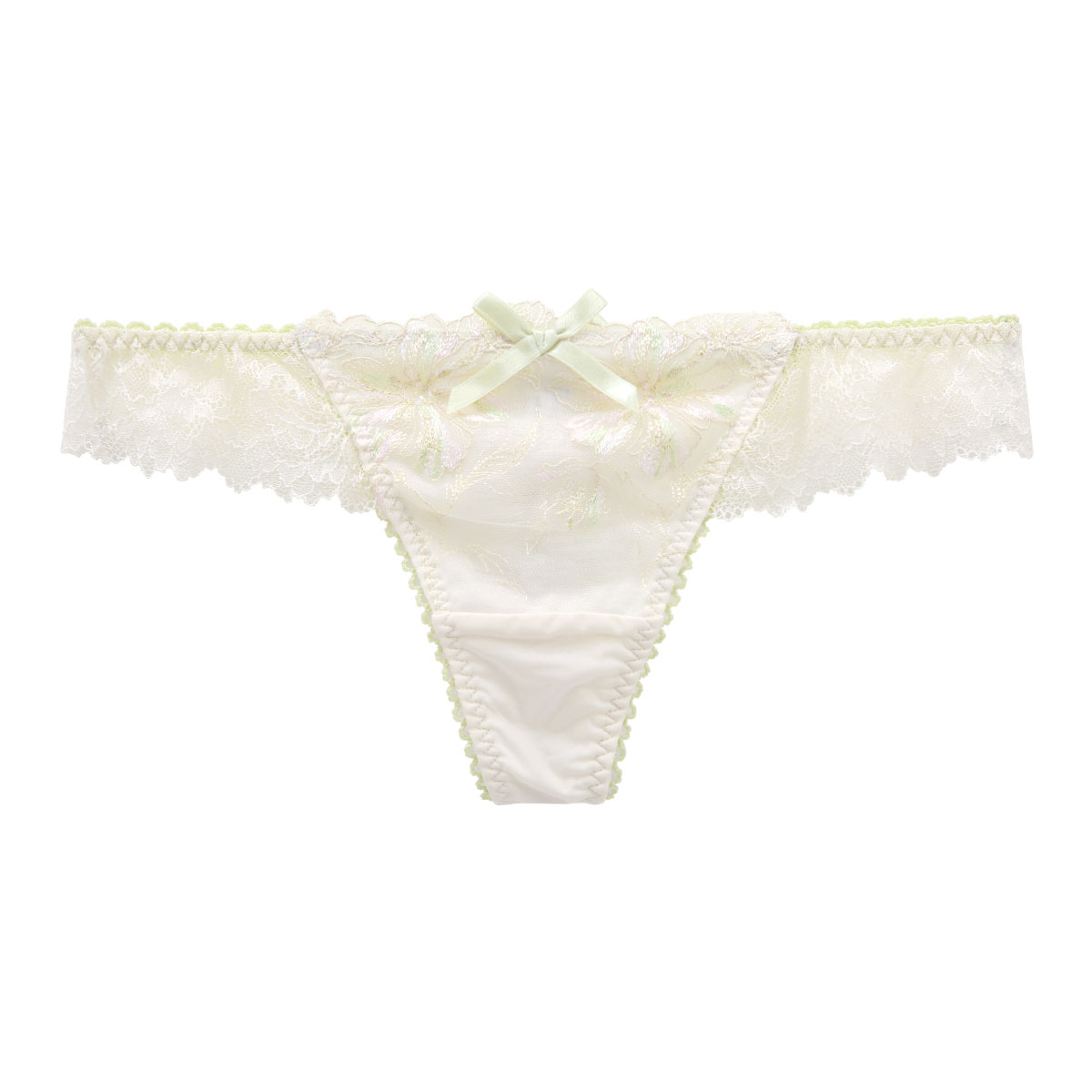 リサマリ Risa Magli シャンタル Tバック ショーツ タンガ ソング 単品(IV-アイボリー-M)