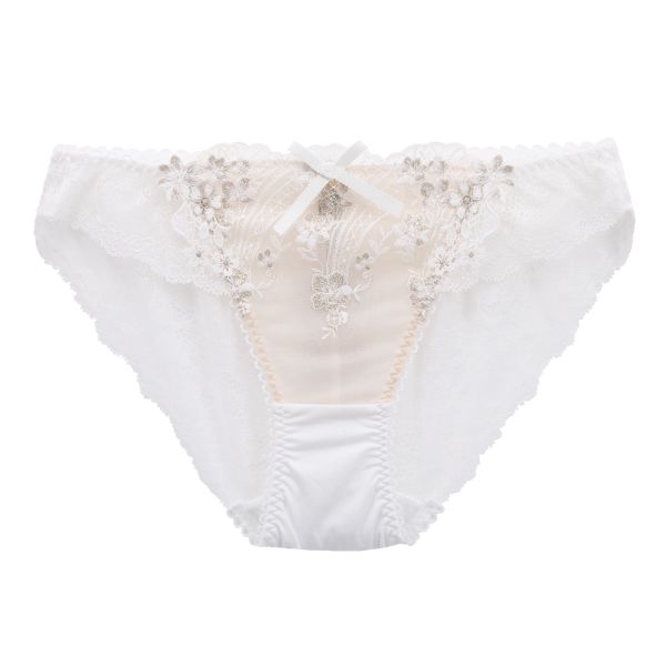 リサマリ Risa Magli レーヌ Reine フェリシテ ショーツ バックレース 単品(WH-ホワイト-M)
