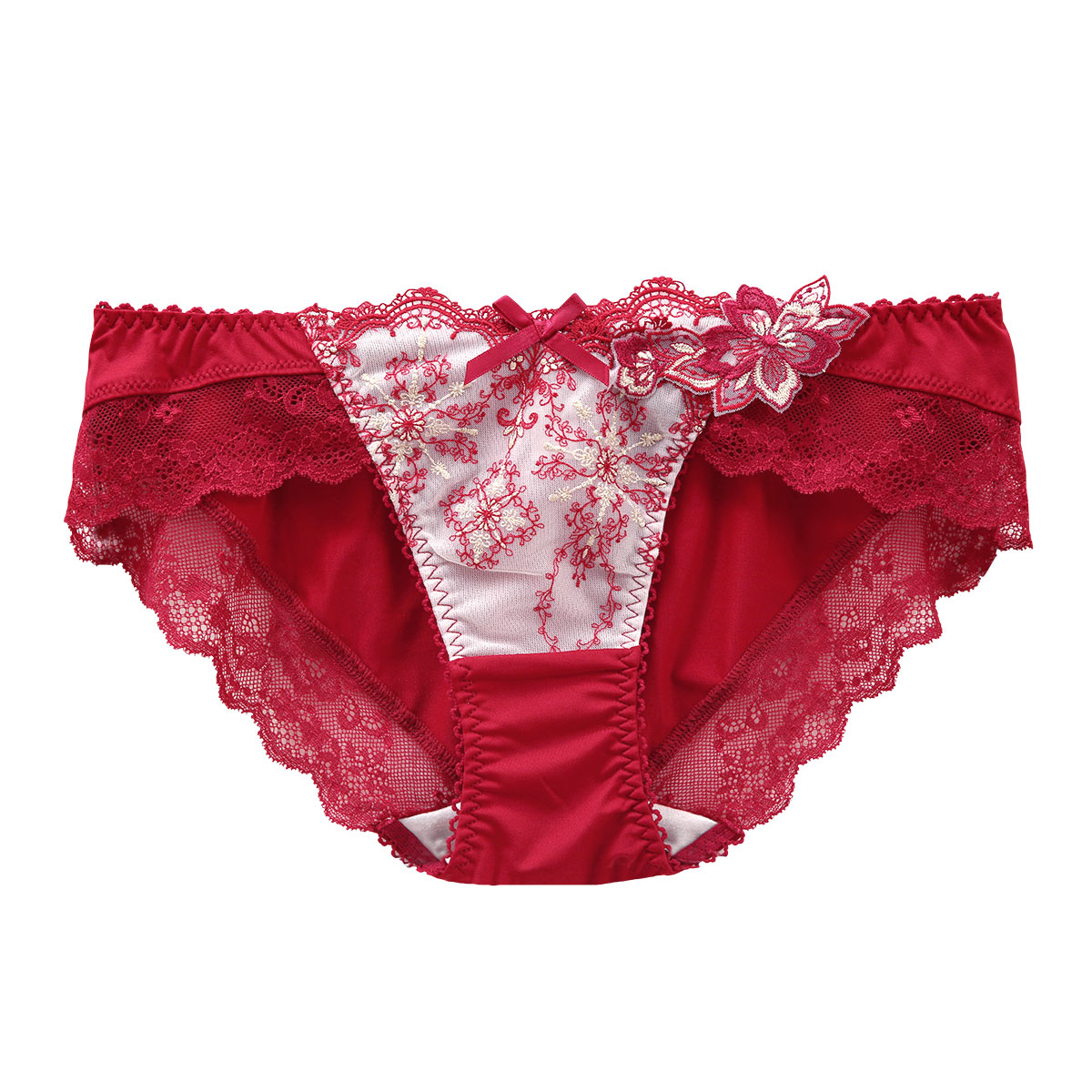 リサマリ Risa Magli レーヌ Reine ファビエンヌ ノーマル ショーツ 単品(RE-レッド-M)