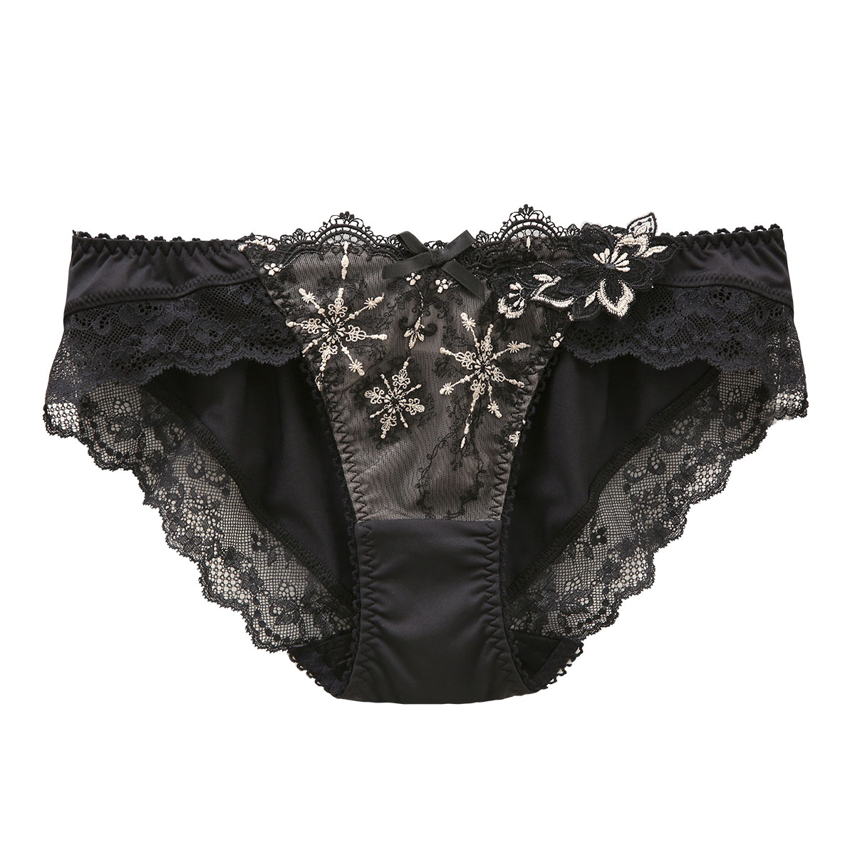 リサマリ Risa Magli レーヌ Reine ファビエンヌ ノーマル ショーツ 単品(BK-ブラック-M)