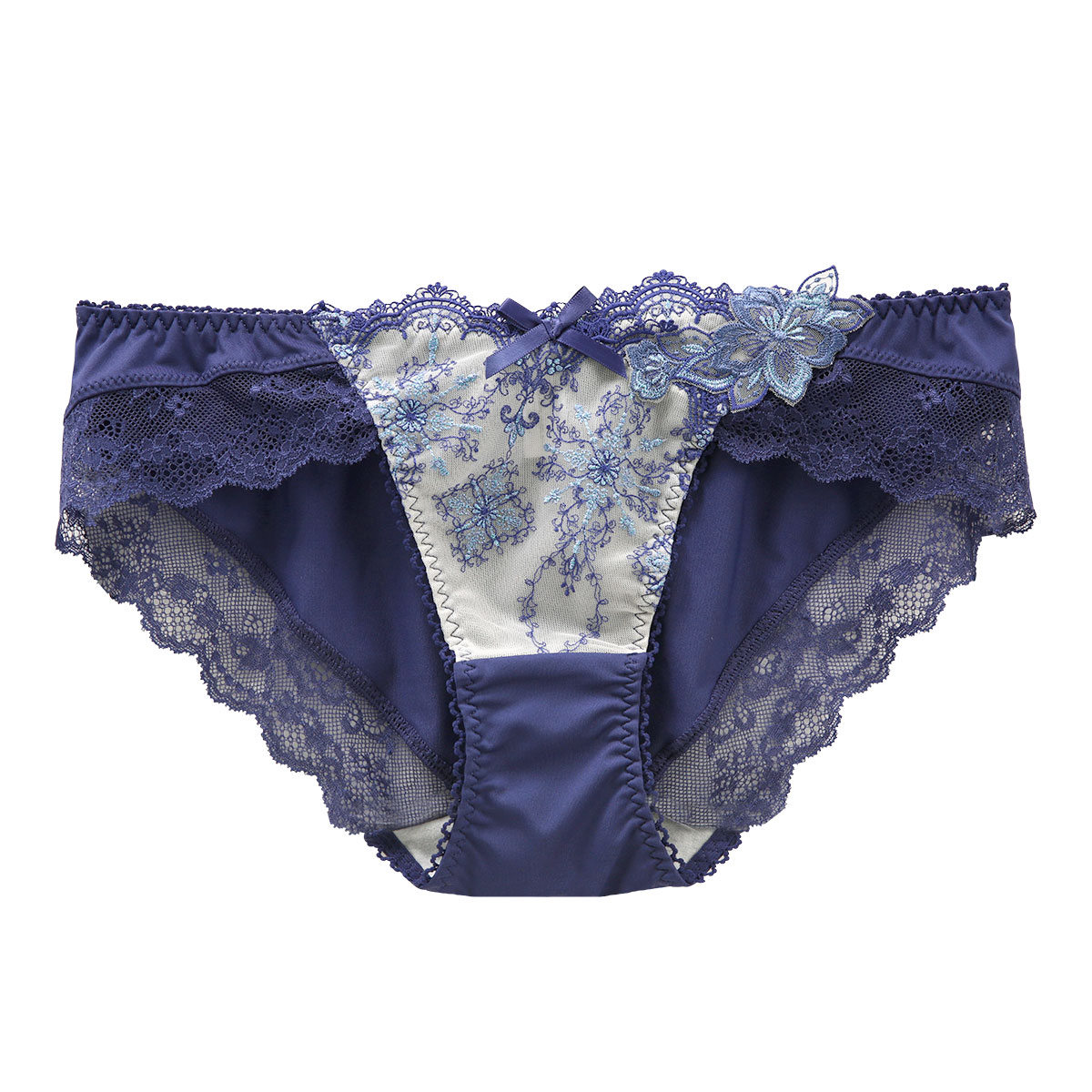 リサマリ Risa Magli レーヌ Reine ファビエンヌ ノーマル ショーツ 単品(BU-ブルー-M)