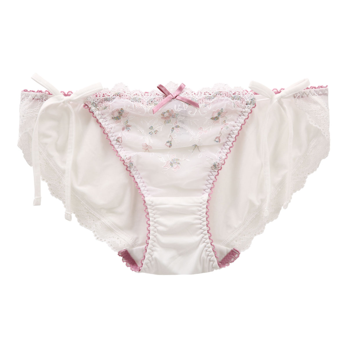 リサマリ Risa Magli アリッサ サイドリボンショーツ 単品(PI-ピンク-M)