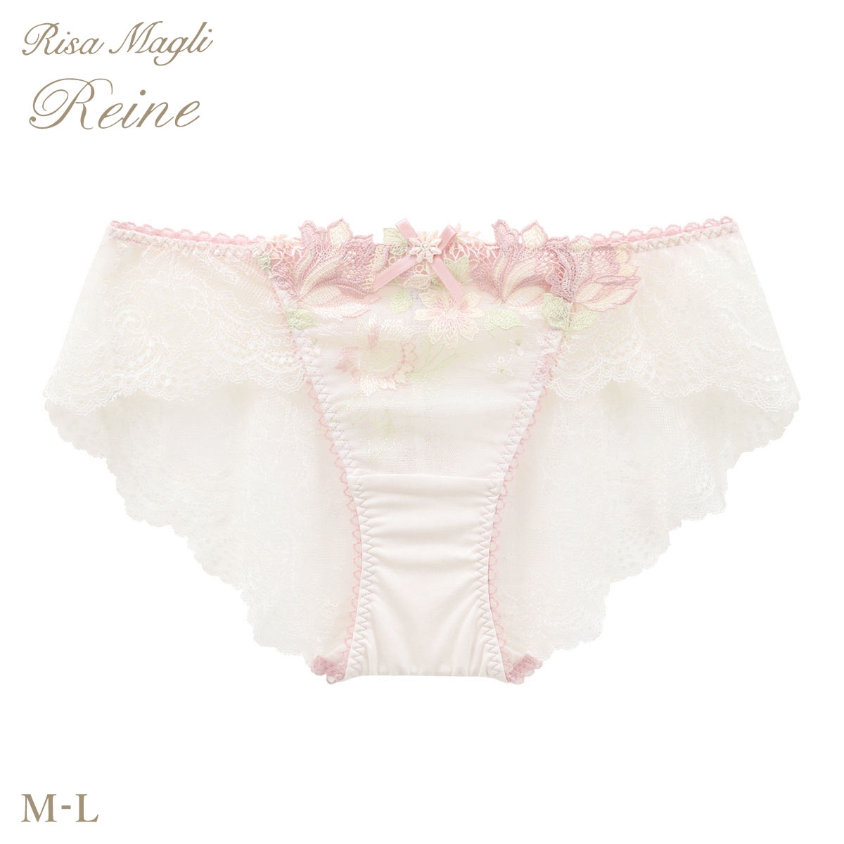 リサマリ レーヌ アデラ レースショーツ バックレース Risa Magli Reine(PI-ピンク-M)