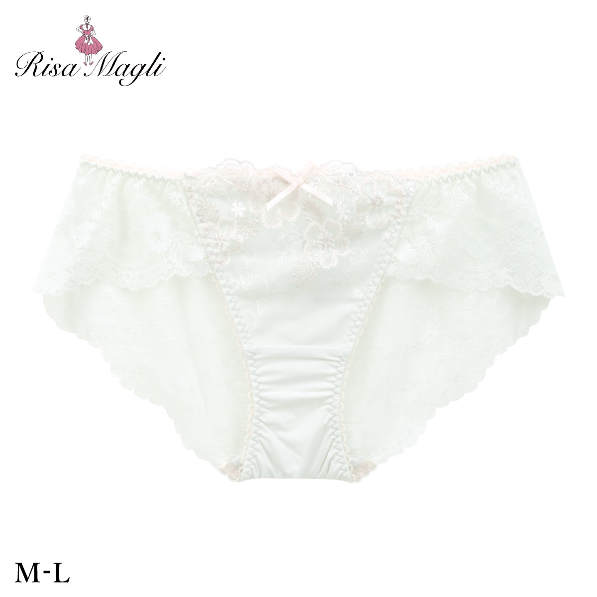 リサマリ ティニー レースショーツ バックレース Risa Magli(MI-ミント-M)