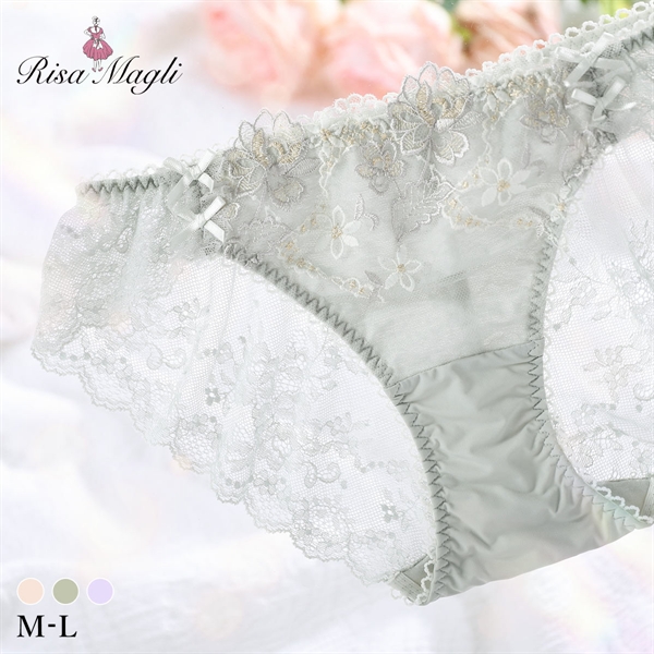 リサマリ セーヌ レースショーツ バックレース Risa Magli