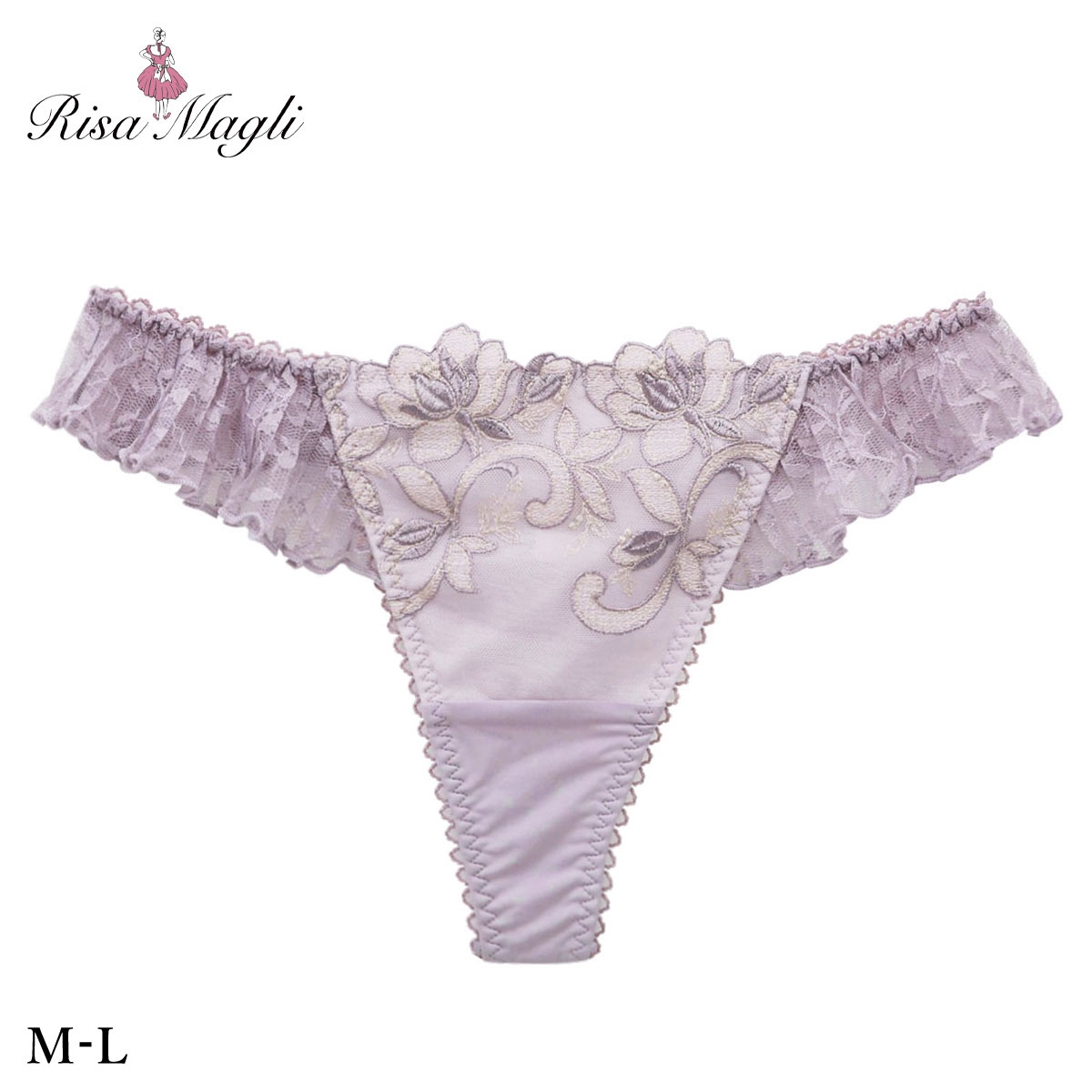 リサマリ ナタリー Tバック ショーツ タンガ ソング ML Risa Magli(PU-パープル-M)