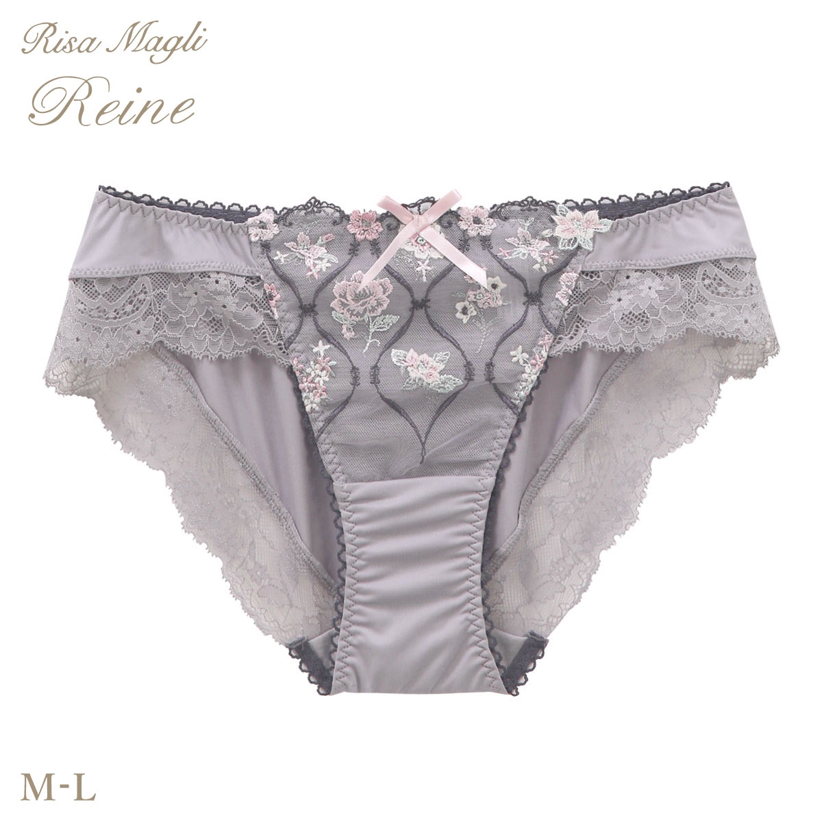 リサマリ レーヌ プルメリア ノーマル ショーツ 単品 Risa Magli Reine(GY-グレー-M)