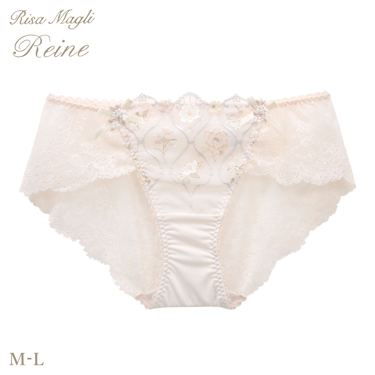 リサマリ レーヌ プルメリア レースショーツ ノーマル バックレース Risa Magli Reine(OR-オレンジ-M)