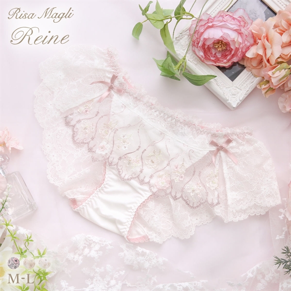 リサマリ レーヌ プルメリア フレアショーツ バックレース Risa Magli Reine