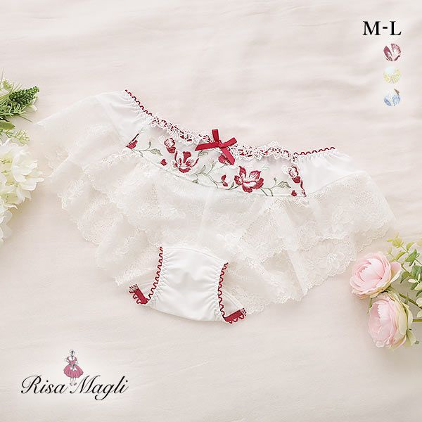 リサマリ Risa Magli ミステル フレアショーツ バックレース 単品